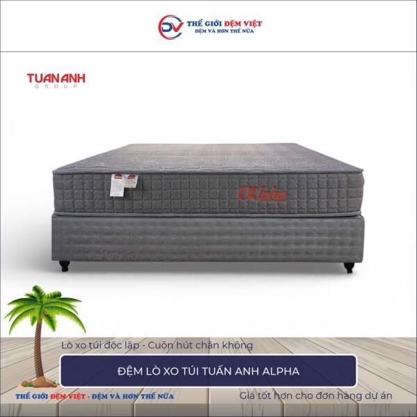 Đệm lò xo túi cuộn Tuấn Anh Alpha 4